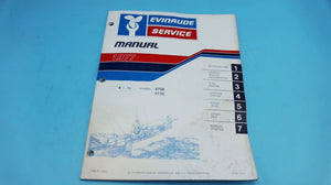 1977 4 HP Evinrude 4706 4736 Service Manual - Used