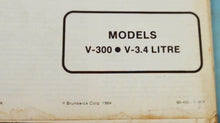 1984 Mercury Outboards V-300 V-3.4 Litre Service Manual - Used