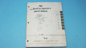 1968 5hp Johnson Outboard Motor Service Manual - Used