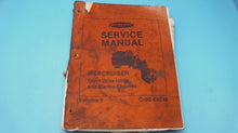 Mercury Service Manual Stern Drive Units & Marine Engines VOL 1 & VOL 2 - Used