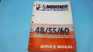 1977 Mariner Outboards 48/55/60 hp Service Manual - Used