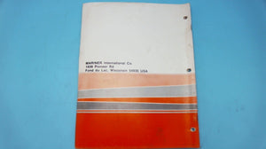 1975 Mariner Outboards 15/W15 hp Service Manual - Used