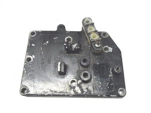 Mercury 60 46163 Exhaust Manifold Cover 30212 Terminal Block - Used