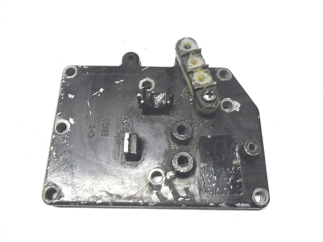 Mercury 60 46163 Exhaust Manifold Cover 30212 Terminal Block - Used
