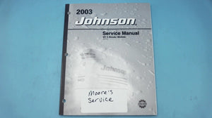 2003 Johnson Service Manual ST 4 Stroke Models: 9.9/15 - Used