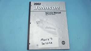 2002 Johnson Service Manual 4 Stroke Models: 9.9/15 - Used