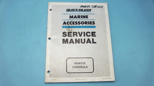 1989 Quicksilver Remote Controls Service Manual - Used