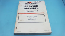 1994 Mercruiser Service Manual #14 Stern Drive Units Alpha One Gen II - Used