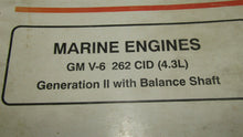 1994 Mercruiser Service Manual #18 - GM V6 262 CID 4.3L - Used