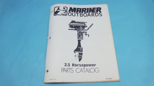 1978 Mariner Outboards 3.5 Horsepower Parts Catalog - Used