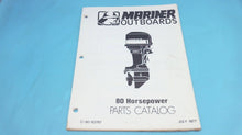 1977 Mariner Outboards 80 Horsepower Parts Catalog - Used