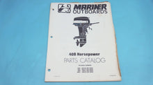 1978 Mariner Outboards 40B Horsepower Parts Catalog - Used