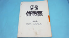 1978 Mariner Outboards 15 H.P. Parts Catalog - Used