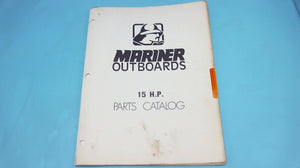 1978 Mariner Outboards 15 H.P. Parts Catalog - Used