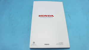 2010 Honda Marine TM042 Specs Manual - Used