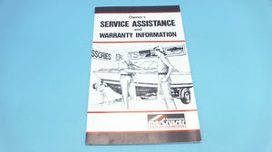 1989 Mercruiser Installation Manual 90-42227900 Operation & Maintenance Manual