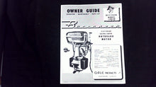 1957 Gale Buccaneer 22DE14B 25HP Deluxe Electric Start Owners Manual/Parts List