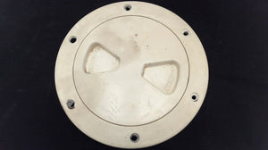 Beckson 4" Deck Plate Screw On Access/Inspection Cover 6" OD - Used