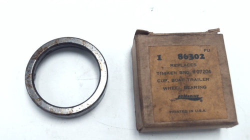 Bo Marine 86302 Trailer Wheel Bearing Cup (ONLY) (Replaces Timken 07204)