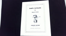Johnson Model SD-20 Parts Catalog 1949-50 16HP