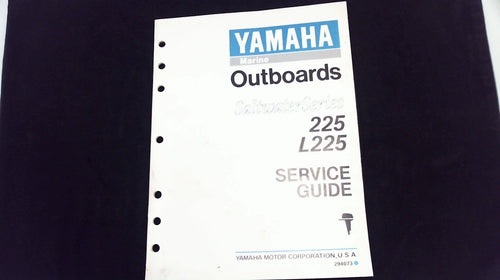 1993 Yamaha Outboard Saltwater Series Models 225 L225 Service Guide/Manual Used