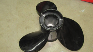 Mercury 48-77344A45 3-Blade Black Aluminum Propeller 13 1/4 X 17 (With Hub Kit)