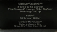 Mercury 48-77344A45 3-Blade Black Aluminum Propeller 13 1/4 X 17 (With Hub Kit)