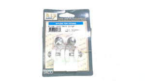 Taco F40-0604WN-1 Pair of Slide Lock Deck Hinges - Nylon Top Fitting