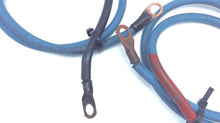 Battery Cables Red & Black 41" Long - Terminals have 3/8" Holes - Used
