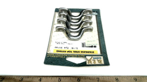 Taco DIY Marine F16-1210-1 Four 5/16" Eye Straps - Stainless Steel Top Fitting