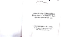 Seachoice 13841 Line Connector - 2 Pole W/12" Lead Wire - 6 12 or 24 DC