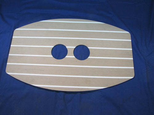 Boston Whaler 2147313 BW230DC Peel & Stick Faux Teak Mat 25 3/4 X 15 3/4 (GLM)