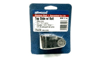 Attwood 66158-3 Stainless Steel Top Slide w/Bolt for 1" OD Tubing