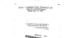 Seachoice 20481 Honda Fuel Connector (GLM)