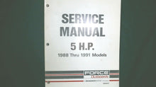 Force 5HP Service Manual 1988-1991 - Used