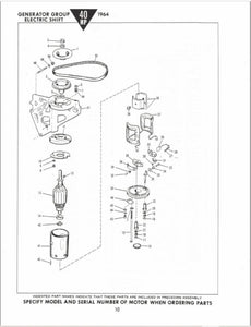 1964 Johnson 40 HP RK-26S RK-26R RKL-26S RKL-26R Parts Catalog