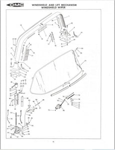 1963 OMC 17 Custom Boat Model 975408R Parts Catalog