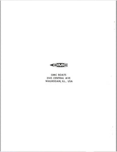 1963 OMC 17 Custom Boat Model 975408R Parts Catalog