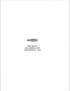 1962 Johnson OMC Boat Models 975000S 975001S 975101S Parts Catalog