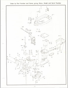 1969 Chrysler 70HP 706HA 707HA 706BA 707BA Parts Catalog