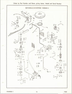 1973 Chrysler 120HP 1206HF 1207HF 1206BF 1207BF Parts Catalog