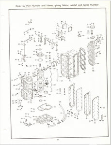 1968 Chrysler 105 HP 10565 10566 10575 10576 10583 10584 Parts Catalog - Used