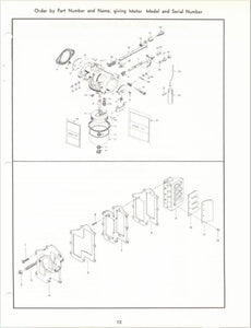 1975 Chrysler 25HP 252HB 253HB 254HB 255HB 256HA 257HA BB Parts Catalog - Used