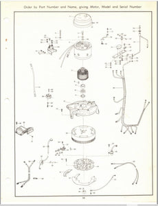 1969 Chrysler 9.9HP Autolectric 94HA 95HA 94BA 95BA Parts Catalog - Used