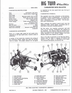 1955 Evinrude 25hp Big Twin Electric 25921 25921 Data Bulletin BU_25920_55