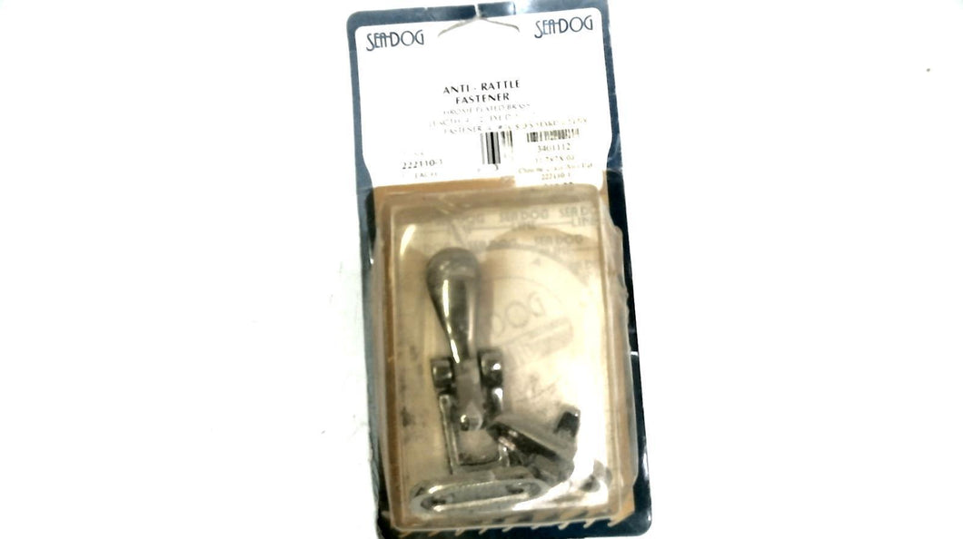 Sea-Dog 222110-1 Anti-Rattle Fastener/Latch - Chrome Plated Brass - 4 1/2