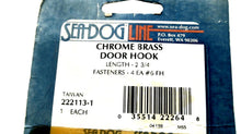 Sea-Dog 222113-1 Chrome Brass Door Hook