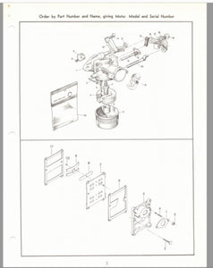 1976 Chrysler 5 HP 54HB 55HB 54BB 55BB Parts Catalog - Used