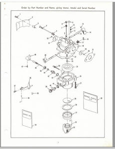 1968 Chrysler 3.5 HP 303 313 304 Parts Catalog - Used