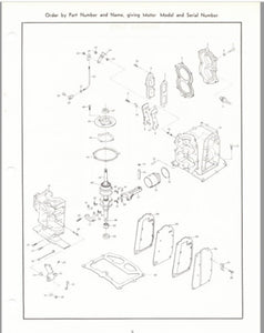 1973 Chrysler 15 HP 152HA 153HA 152BA 153BA Parts Catalog